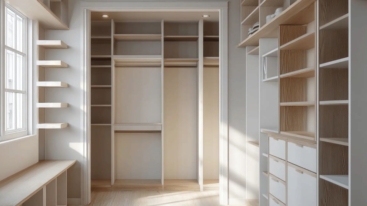 small walk in closet ideas